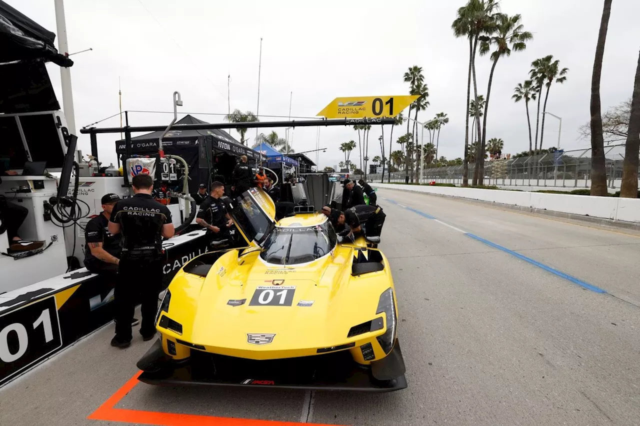 Long Beach IMSA: Bourdais spins then tops FP2 for Cadillac