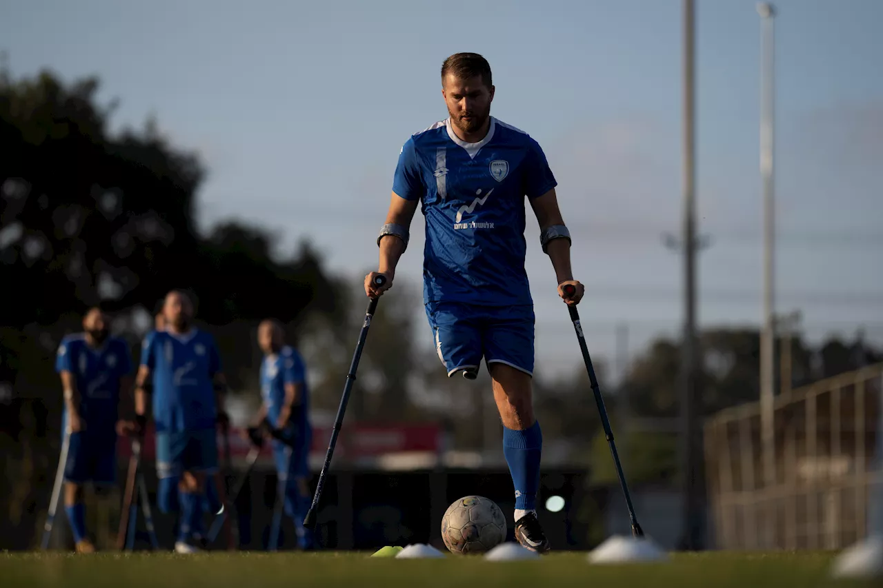 Soldiers who lost limbs in Gaza fighting are finding healing on Israel's amputee soccer team