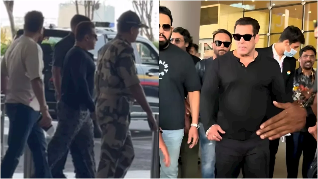 Salman Khan Spotted in Airport: घर में फायरिंग के बाद काम पर निकले सलमान, एयरपोर्ट पर कड़ी सुरक्षा के साथ हुए स्पॉट