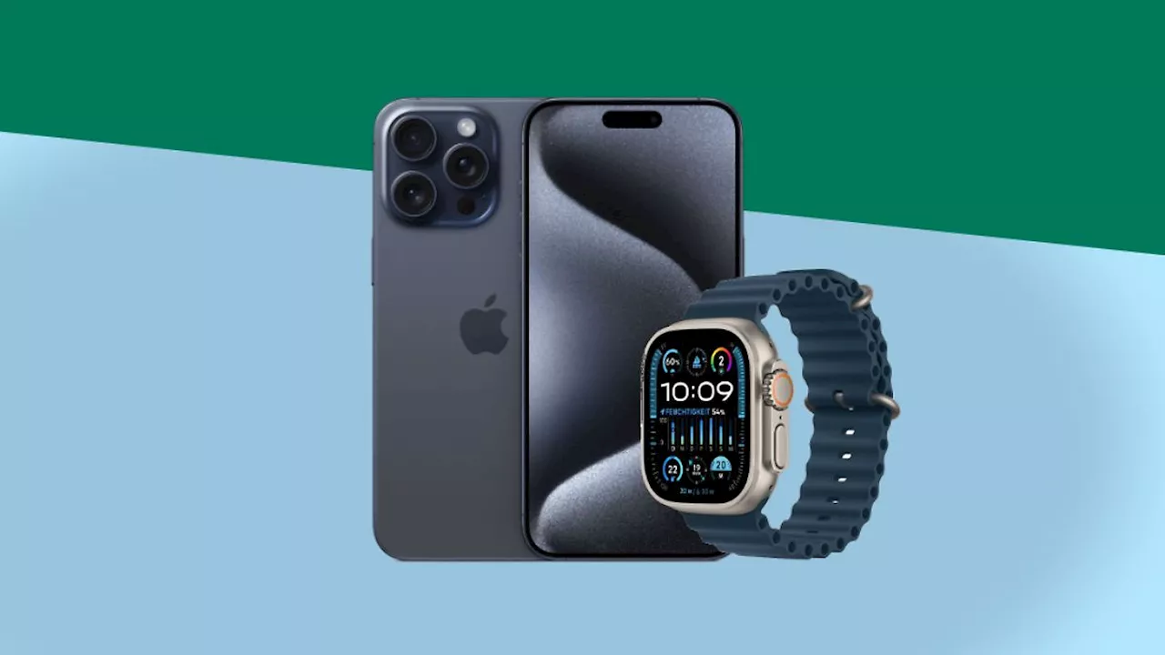 Apple-Abstauber bei o2?: iPhone 15 Pro und Apple Watch Ultra 2 für einen Euro