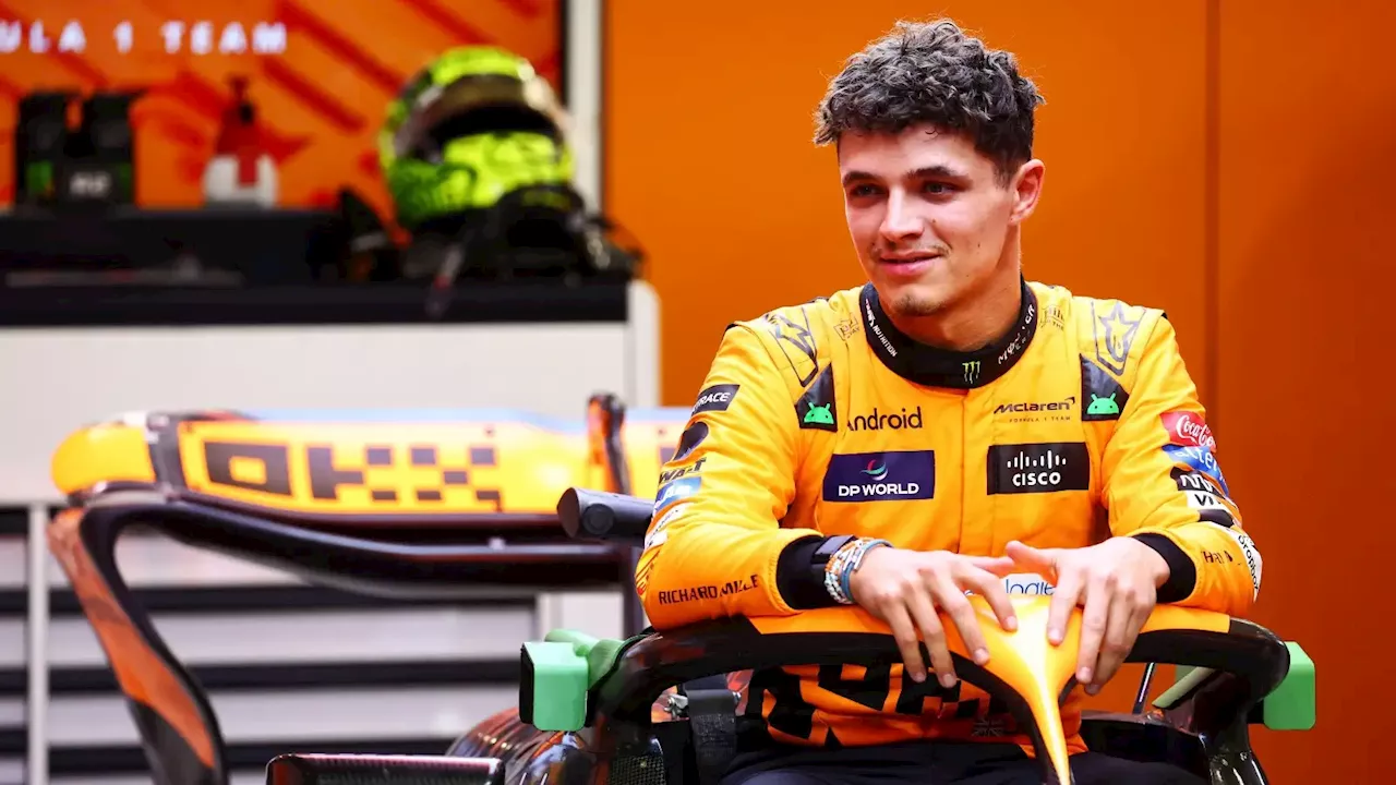 Chinese GP: Lando Norris snatches pole as chaos and confusion erupt in the rain in Sprint qualifying