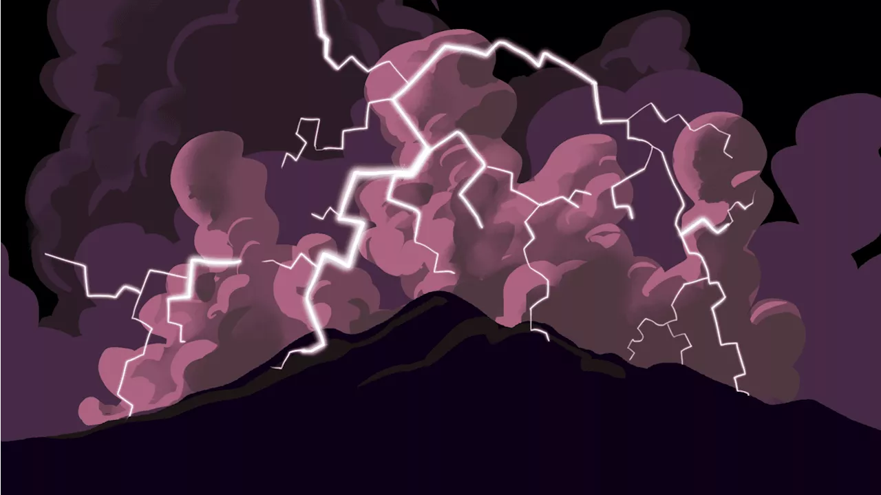 How lightning illuminated Indonesia’s Ruang volcanic eruption