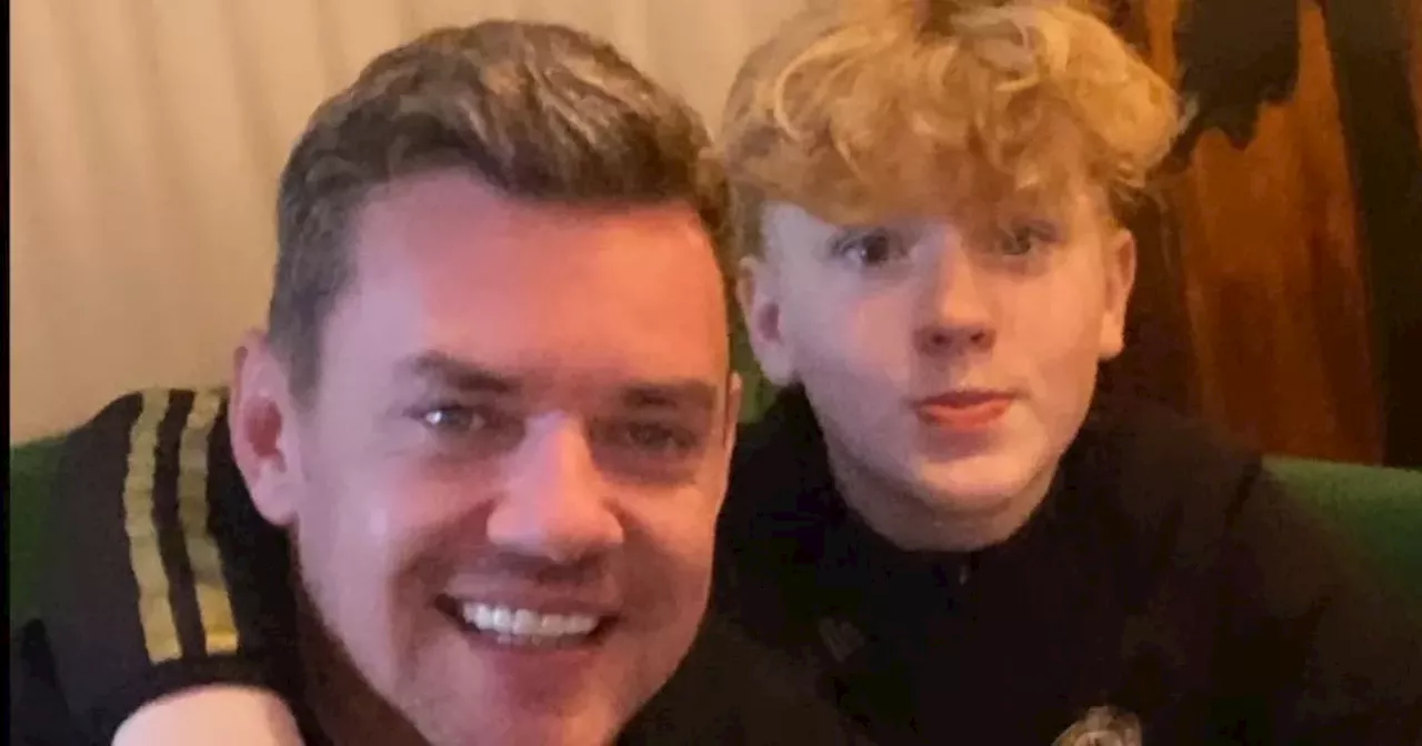 Danny O'Carroll's son Blake looks all grown up as he celebrates 14th birthday