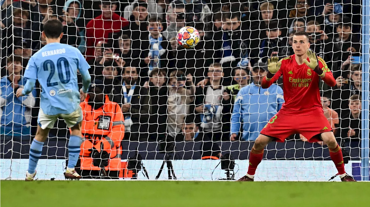 Andriy Lunin reveals how he saved Bernardo Silva's penalty in Champions League win