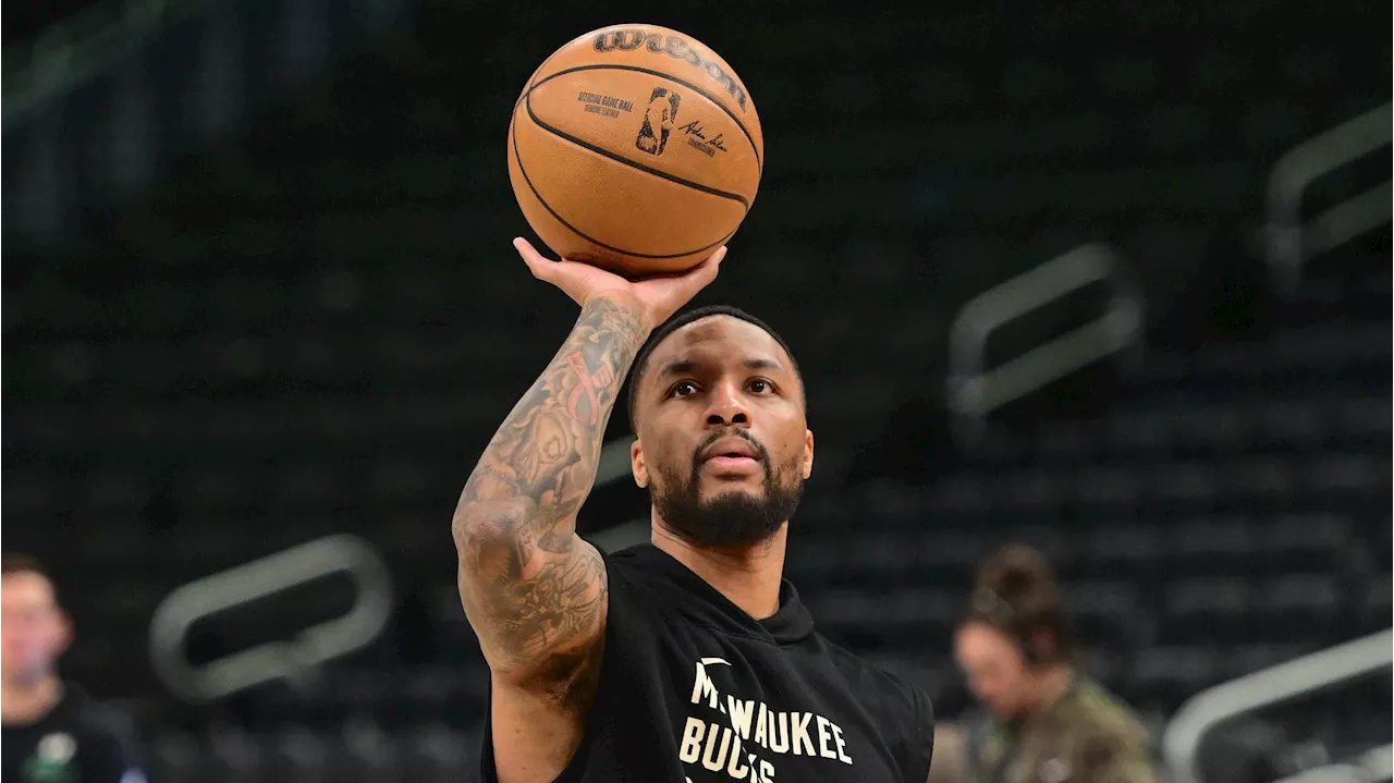 Damian Lillard Rebukes Idea He's Unhappy With Bucks Ahead of Playoff Opener