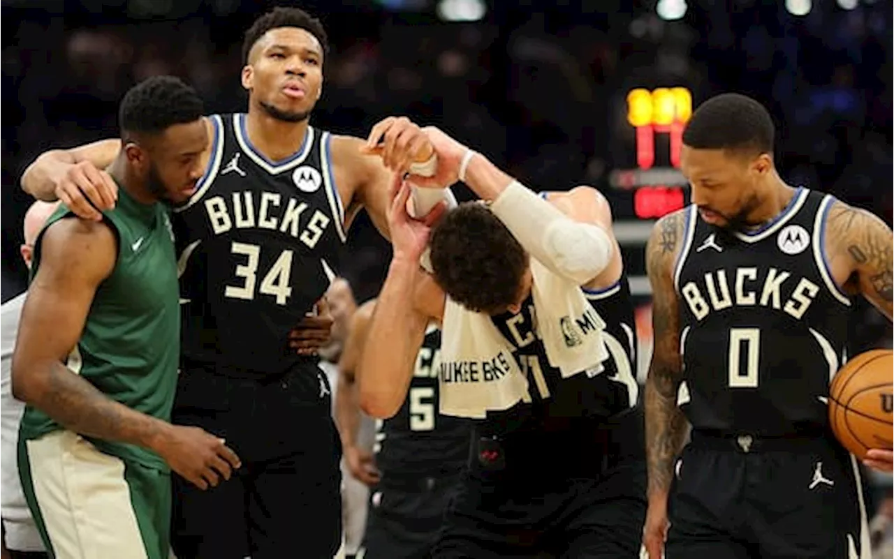 NBA, playoff al via senza Giannis Antetokounmpo: la star dei Bucks fuori per 2-4 settimane