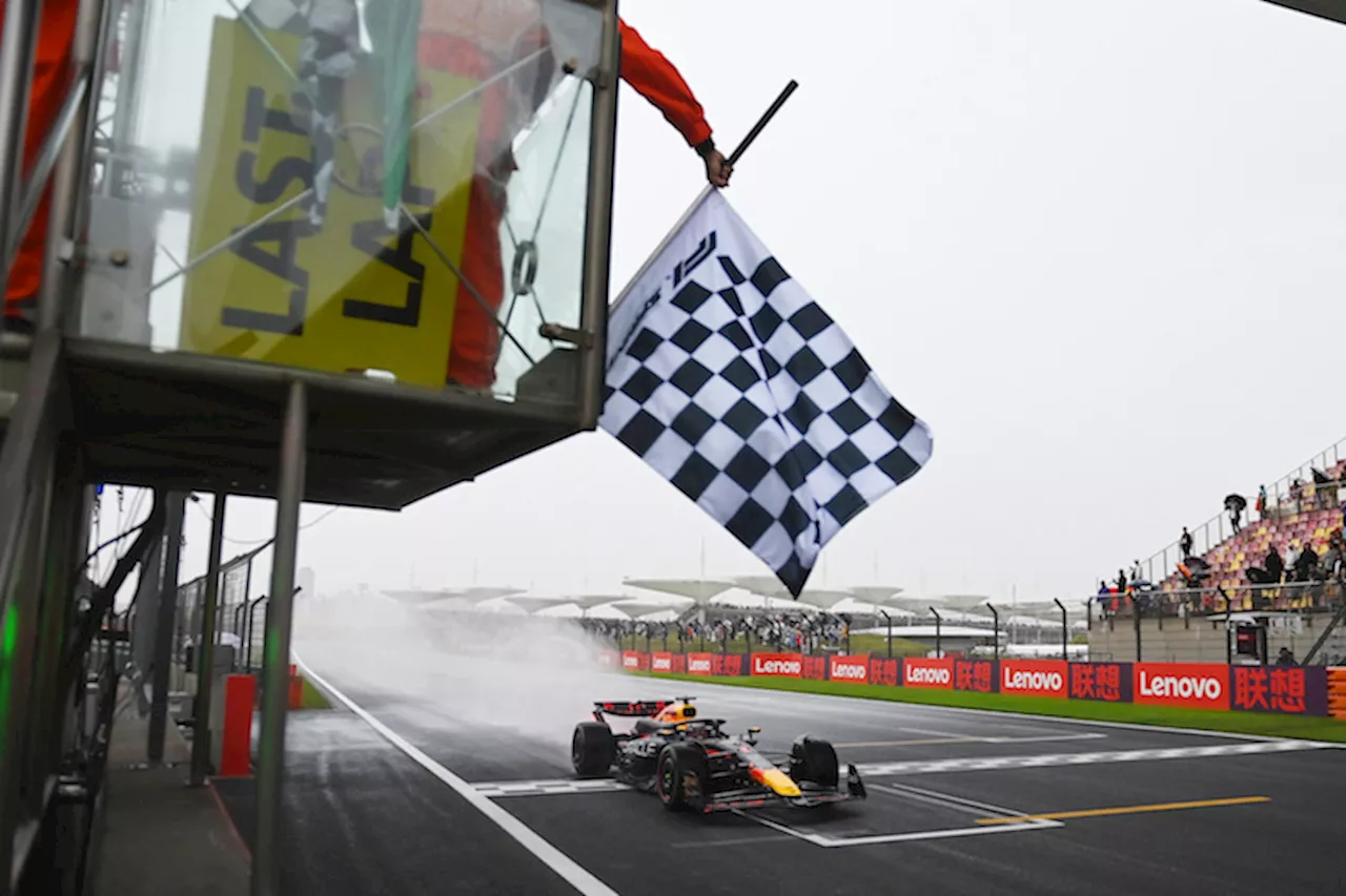 China-Sprint Live-Ticker: Verstappen will 9. Sieg