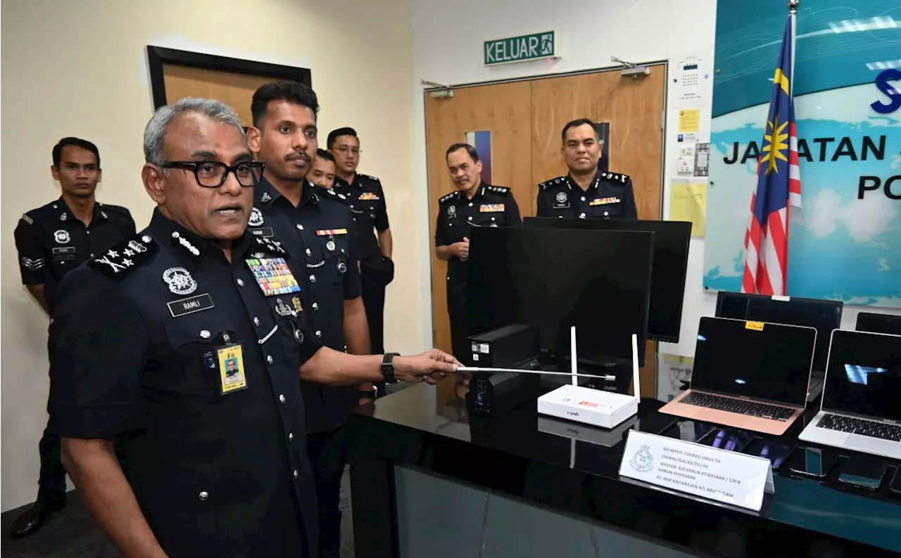 Cops raid Cheras call centre managing crime syndicates' finances, eight arrested