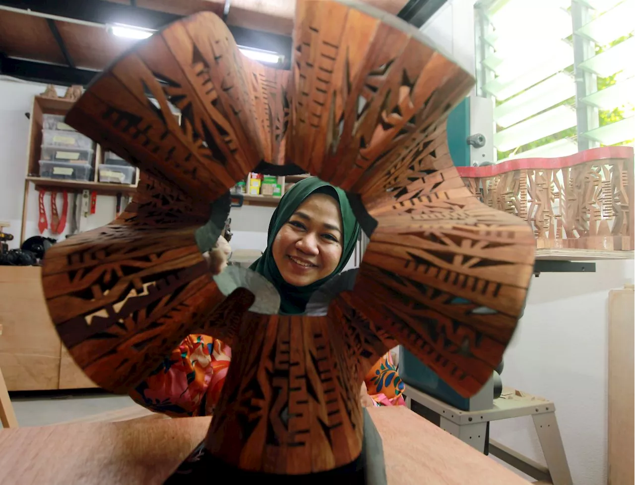 Malaysian woman sculptor is promoting Sarawak's heritage to the world