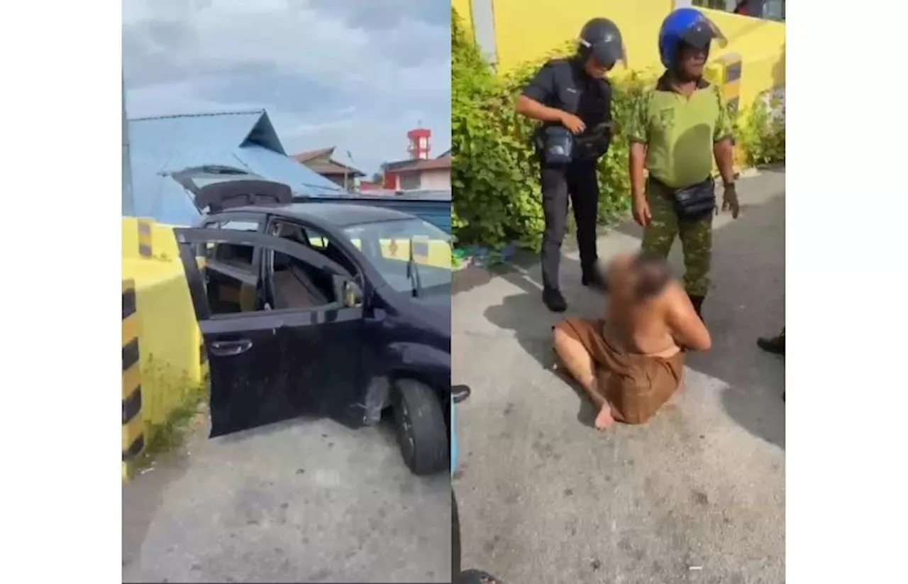 QuickCheck: Did a man high on drugs get his car stuck on a motorcycle bridge in Kerian?