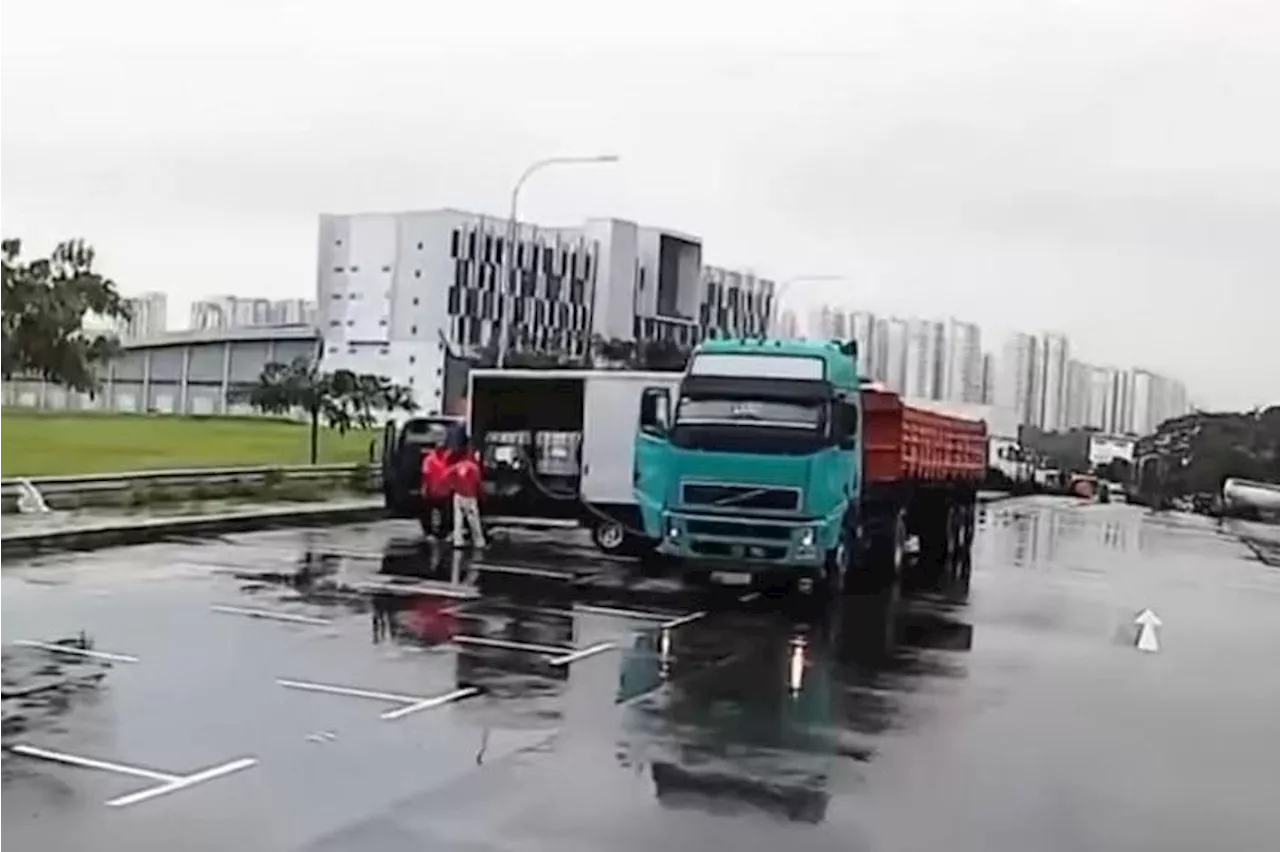 Authorities investigating illegal sale of diesel at heavy vehicle carpark near Choa Chu Kang