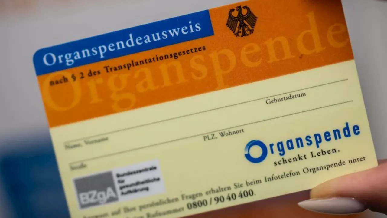 Gesundheit: Fast 100.000 Einträge in neuem Register zu Organspenden