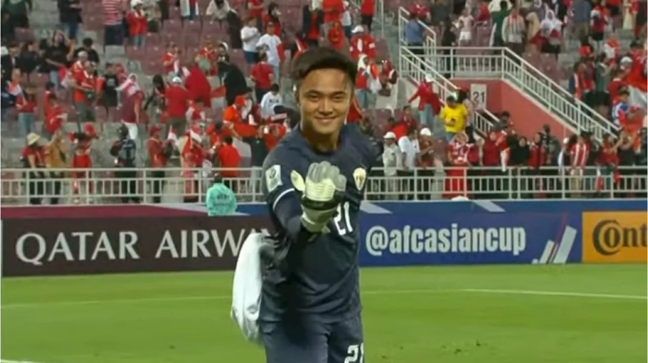 Jatuh Bangun Selamatkan Gawang Timnas Indonesia U-23, Ernando Ari Berpose ala Kiper Shaolin Soccer