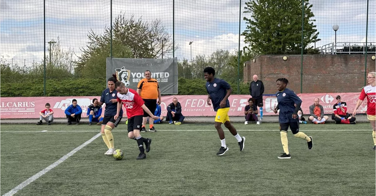 Terre Nouvelle, Fedasil et le Stade Mouscronnois ont accueilli un tournoi Younited au Futurosport