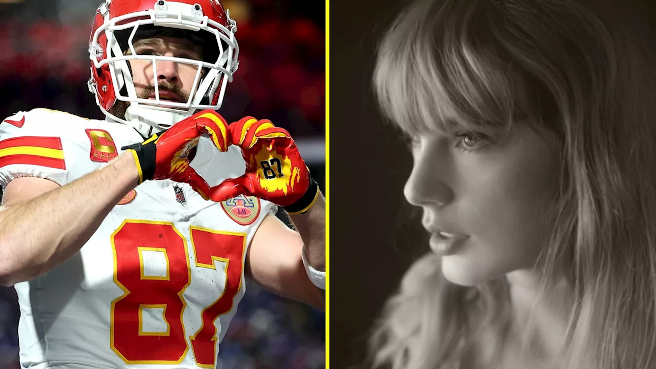 Fans think they’ve found the new Taylor Swift song lyrics that reference Travis Kelce and Chiefs, and S...