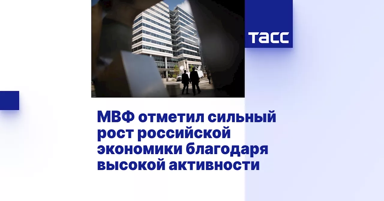 МВФ отметил сильный рост российской экономики благодаря высокой активности