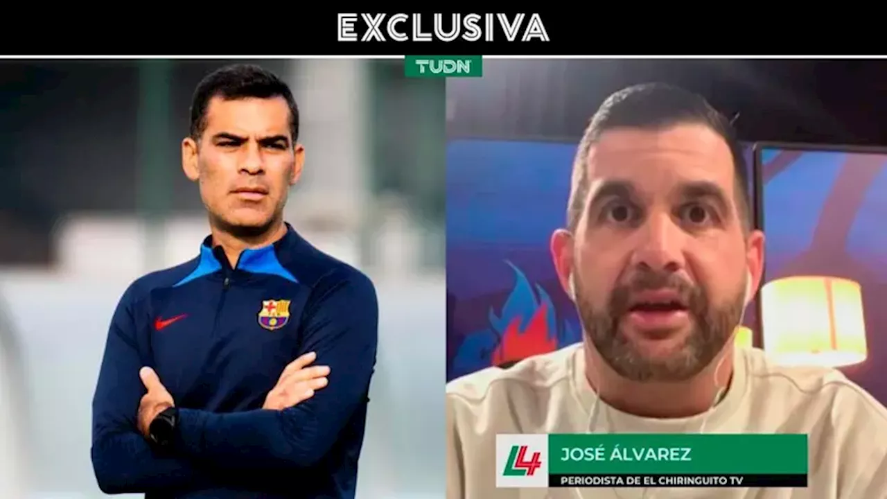 Prensa de España avala a Rafa Márquez como DT del Barcelona: 'Es el indicado'