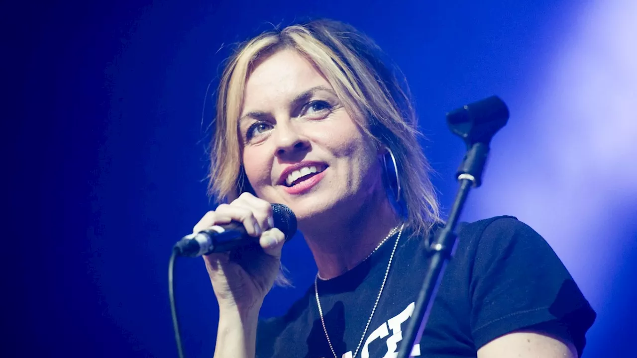 Nineties rock frontwoman, 57, has barely aged a day after Britpop band’s top 5 albums...