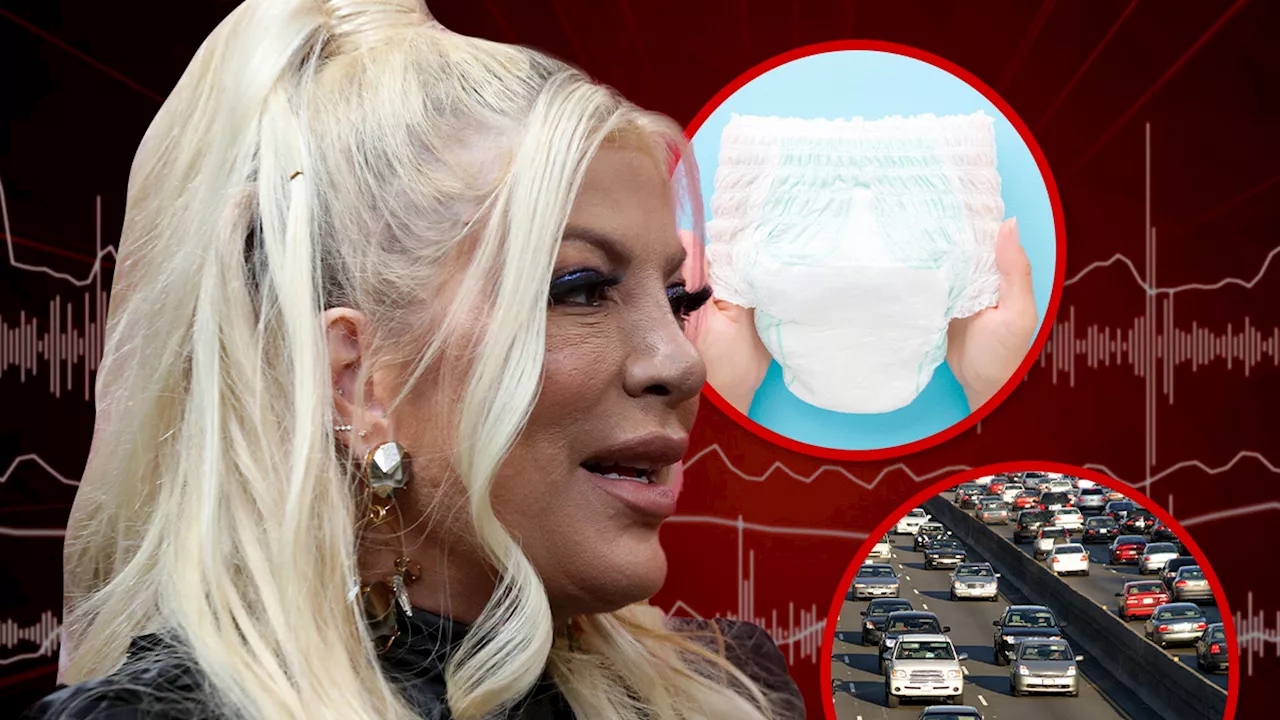 Tori Spelling Reveals She Put On Diaper, Peed Her Pants While In Traffic