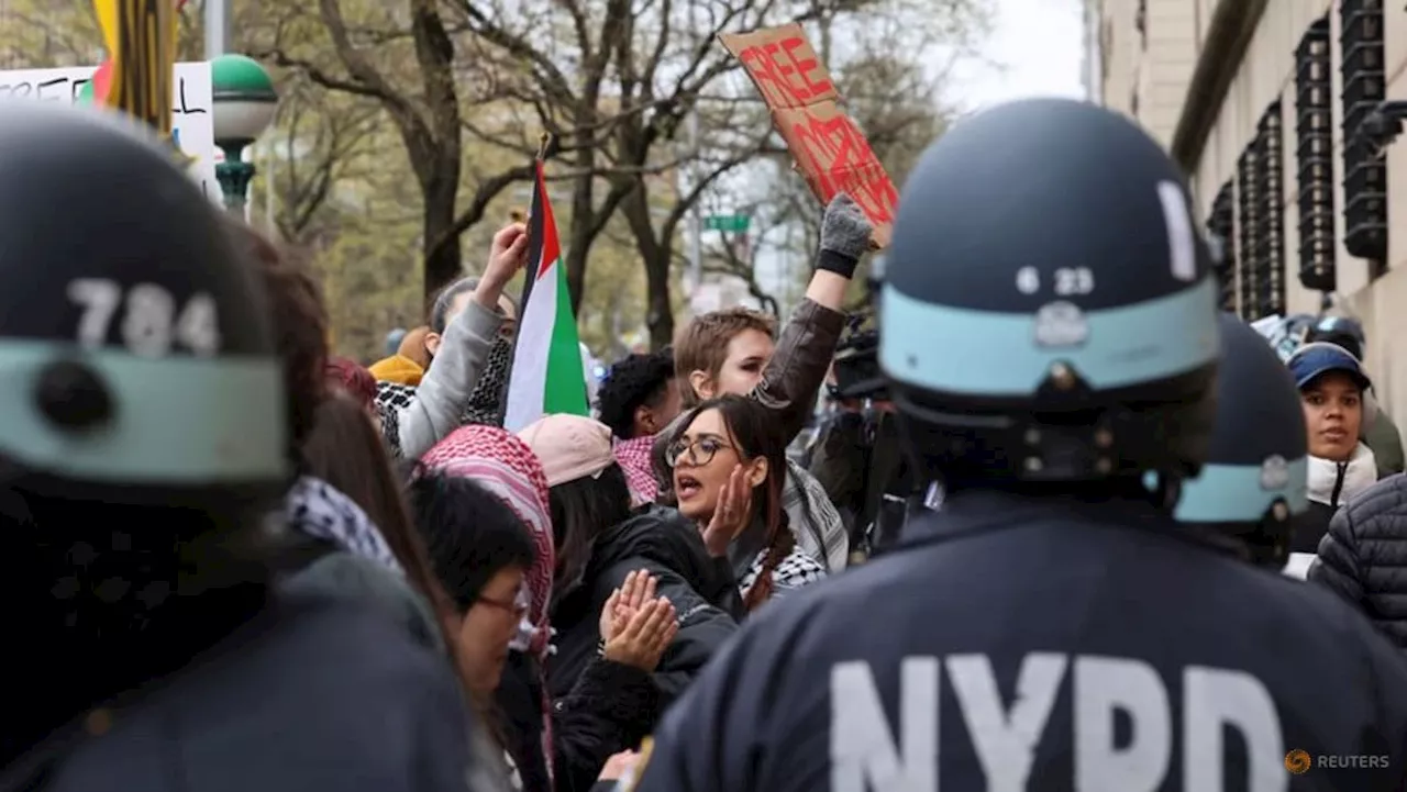 Over 100 pro-Palestinian protesters arrested from New York's Columbia campus