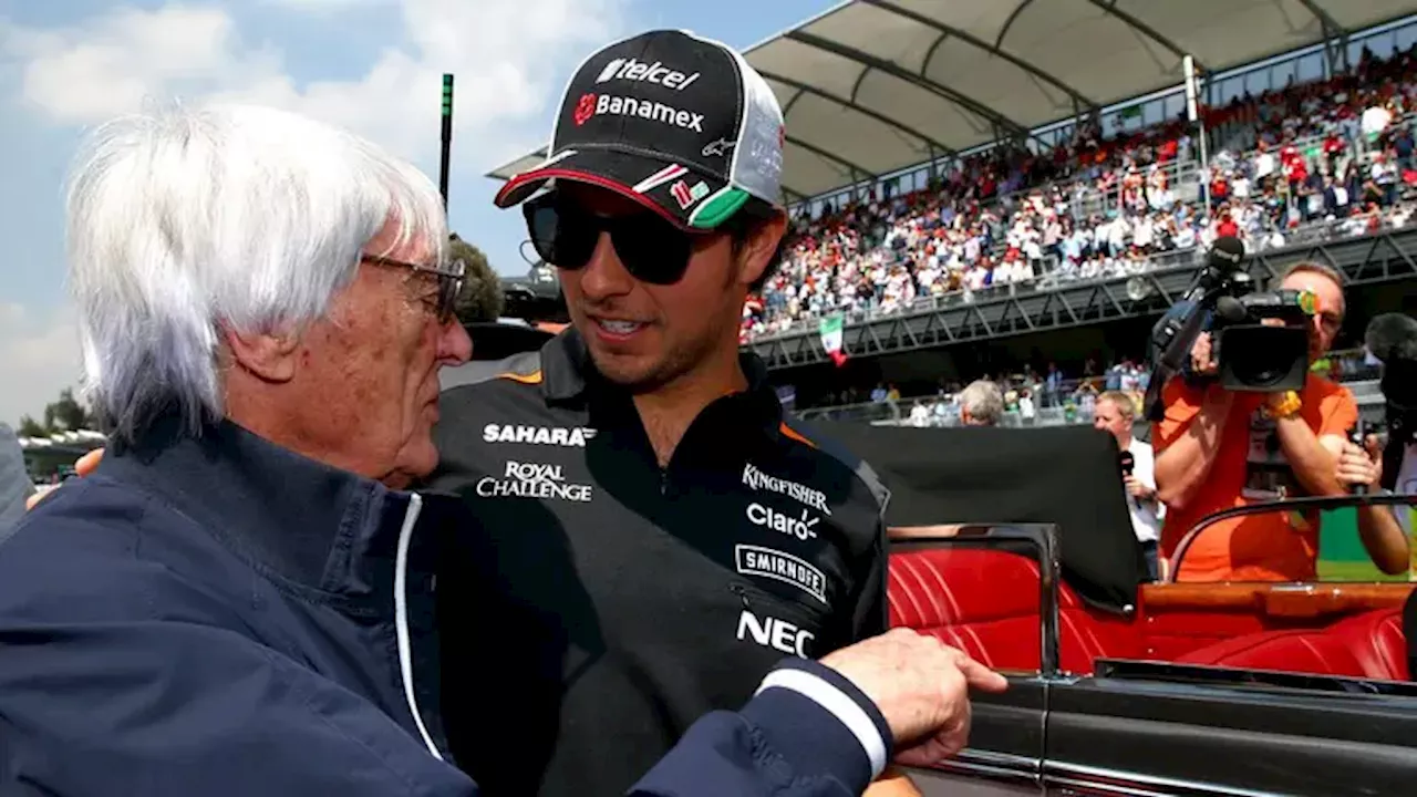 Sergio Pérez revela el motivo por el cual tenía una deuda con Bernie Ecclestone