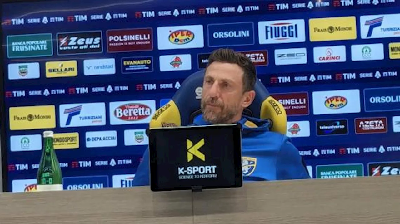 Frosinone, Di Francesco: le parole del tecnico dei leoni a due giorni dal match di Torino