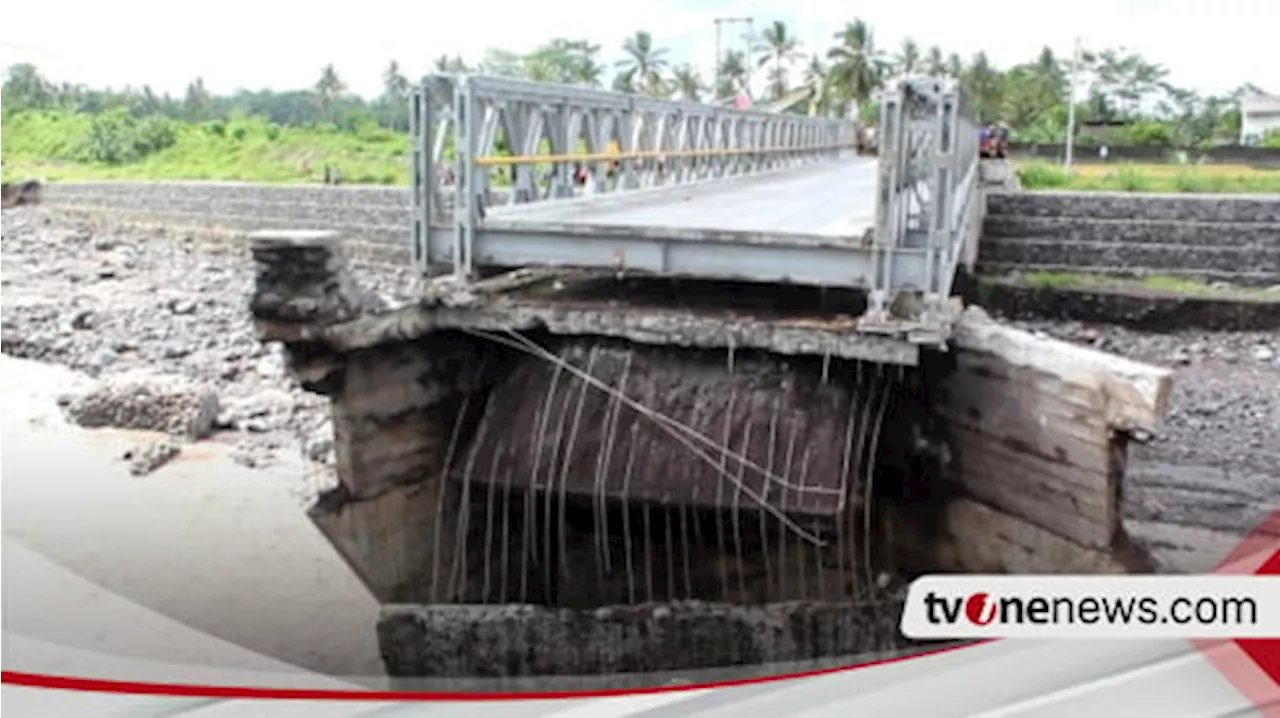 Baru 6 Bulan Diresmikan, Jembatan Sungai Mujur 2 Kembali Putus dan Memakan Korban