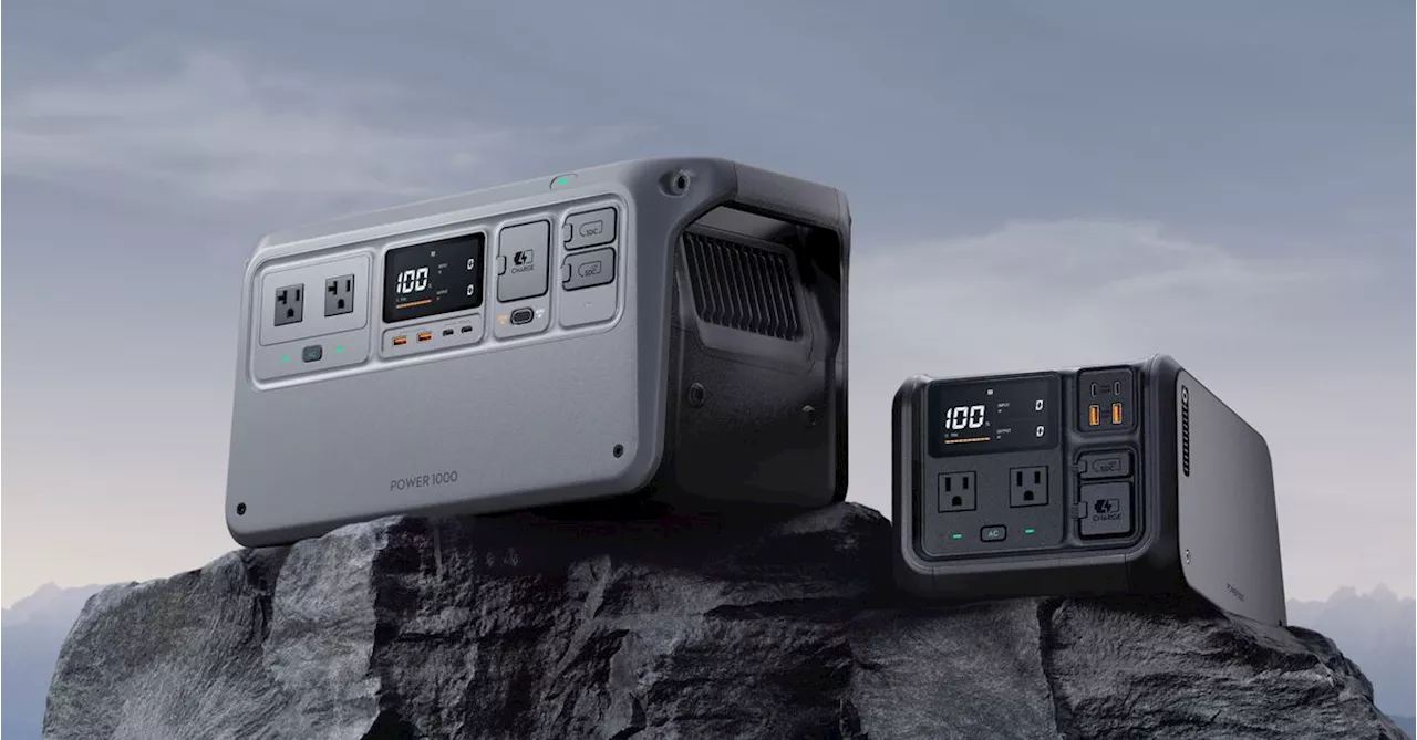 DJI’s first power stations can fast charge its drone batteries