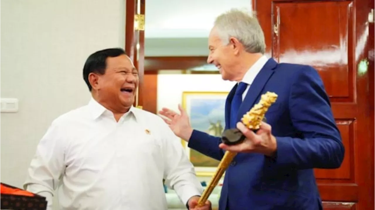 Tony Blair Ucapkan Selamat ke Prabowo Usai Menang Pilpres: Fantastis!