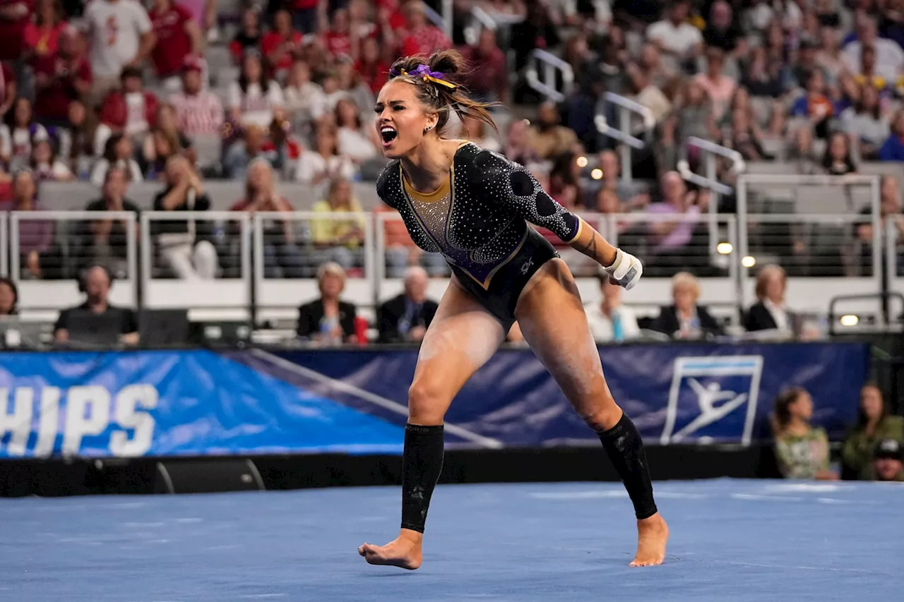 LSU’s gymnasts are stars online — and hunting their first NCAA title