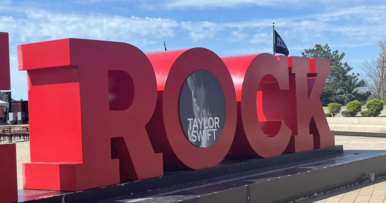 Swifties pack the Rock and Roll Hall of Fame on the day of new album release