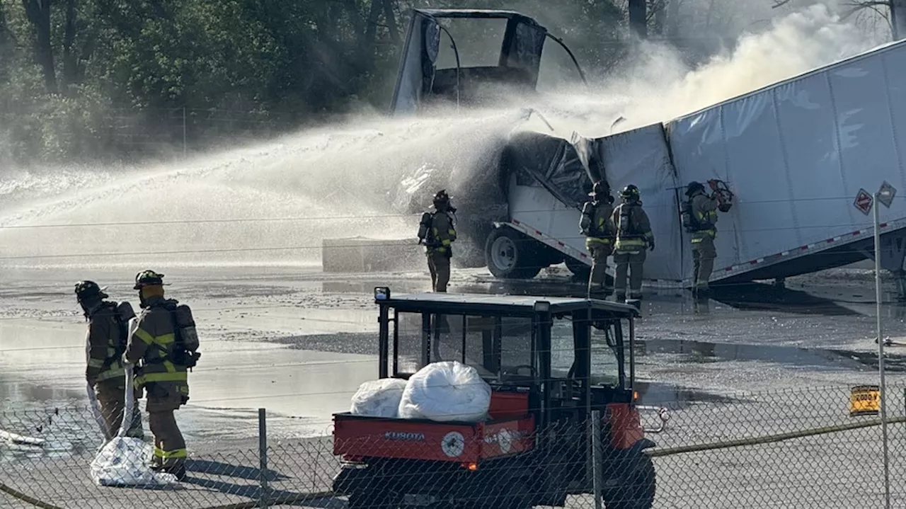 Ohio EPA scrutinizes environmental impact of Grandview Heights tractor-trailer fire