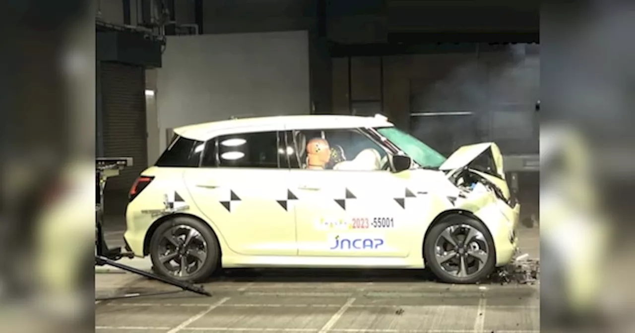 नई 2024 मारुति स्विफ्ट को मिली 4 स्टार सेफ्टी रेटिंग, Japan NCAP ने किया क्रैश टेस्ट