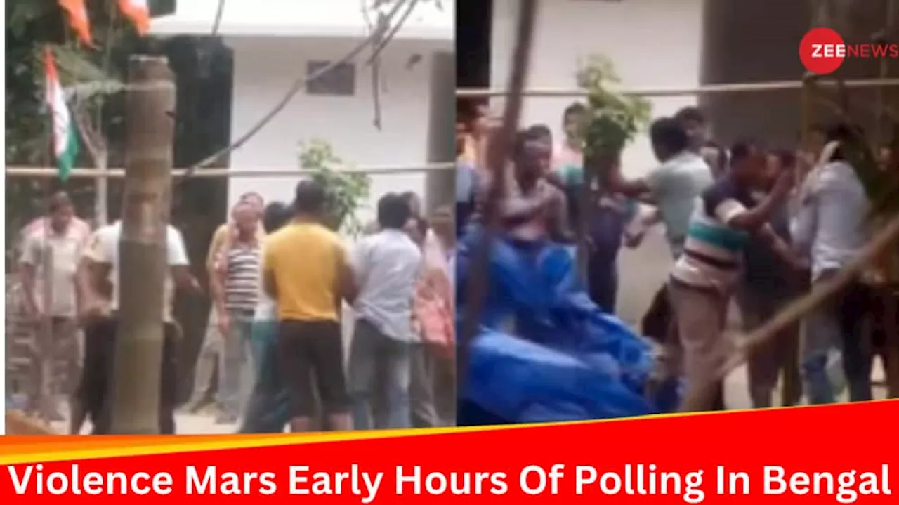 Lok Sabha Elections 2024: Violence Mars Early Hours of Polling in West Bengal’s Cooch Behar, Jalpaiguri