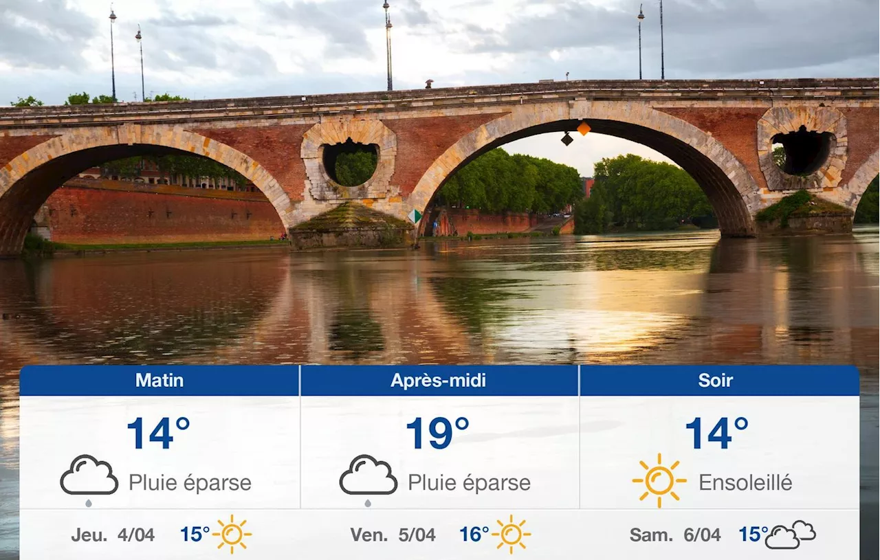 Météo Toulouse: prévisions du mercredi 3 avril 2024