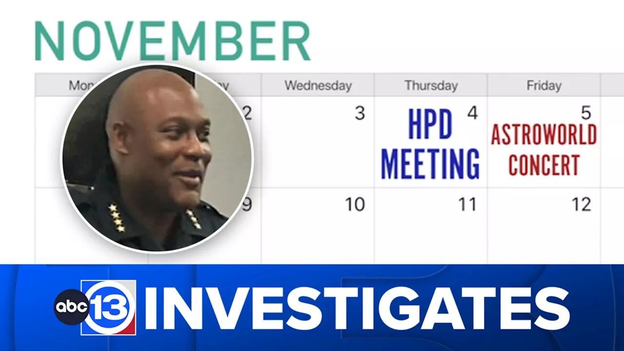 HPD chief learned of suspended cases the day before Astroworld tragedy