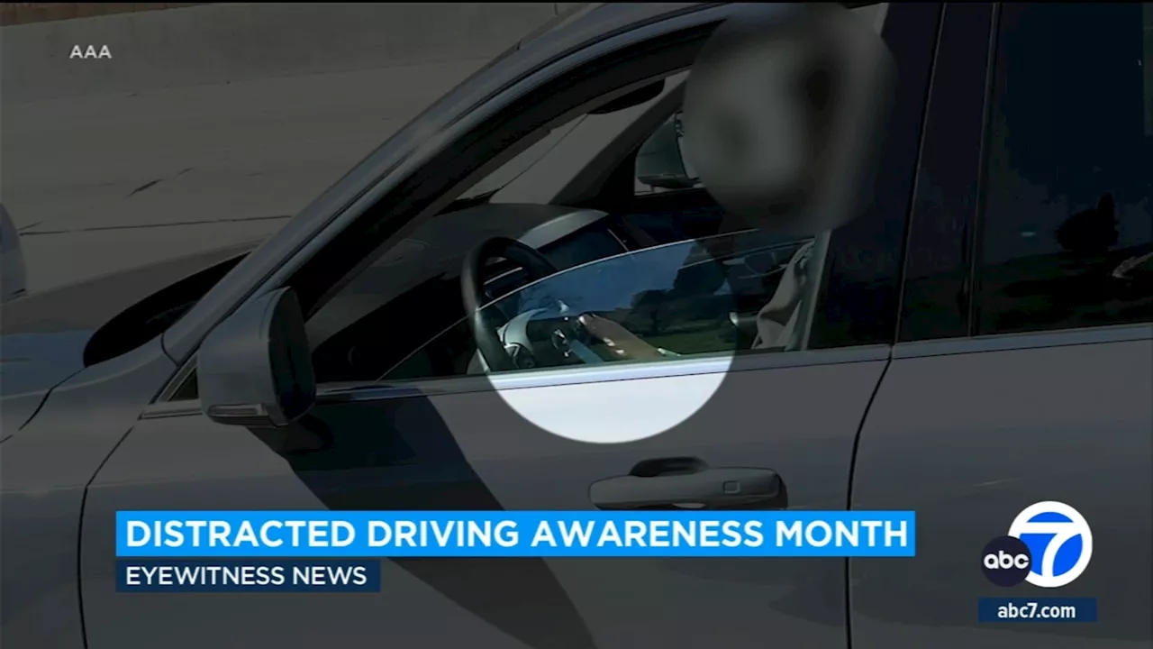 Drivers urged to put phones down amid Distracted Driving Awareness Month