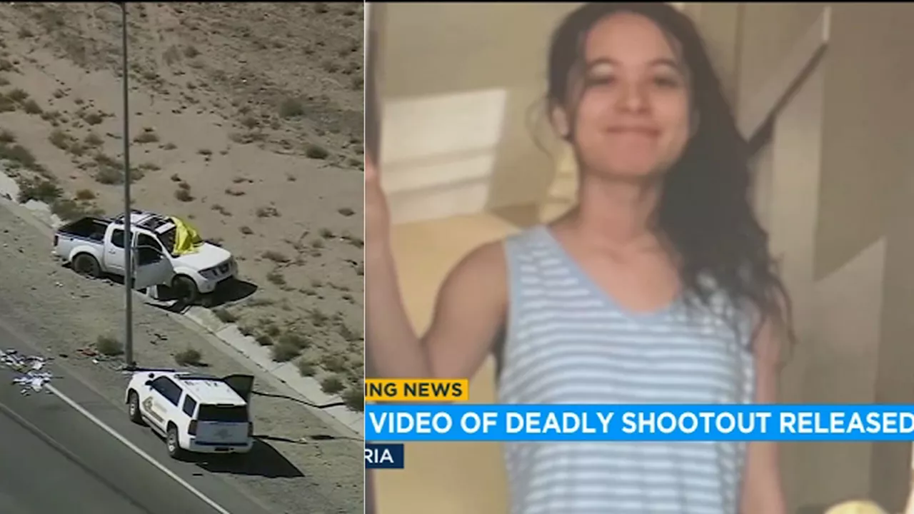 Video shows shootout that left teen girl, armed father dead after Inland Empire chase