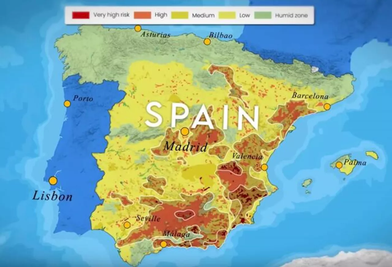 La Spagna rischia di trasformarsi in deserto a causa del riscaldamento globale