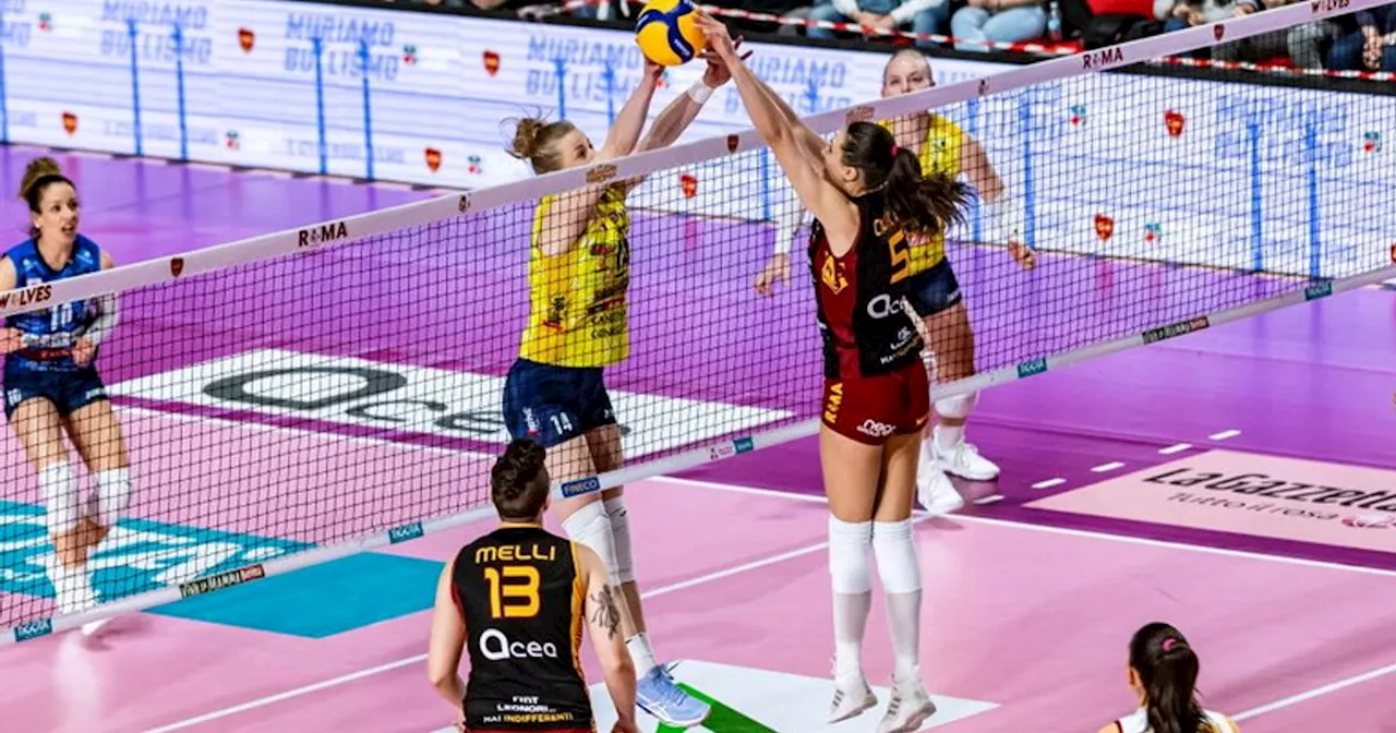 Volley femminile: Aeroitalia Smi Roma saluta i playoff con un Conegliano imbattibile