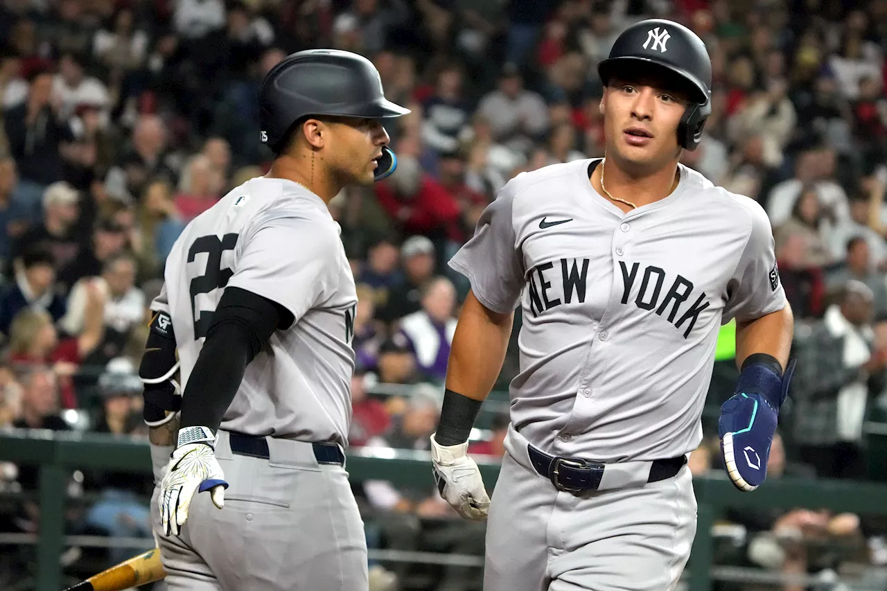 Anthony Volpe lifts Yankees to 5th straight win, 5-1 over D'Backs