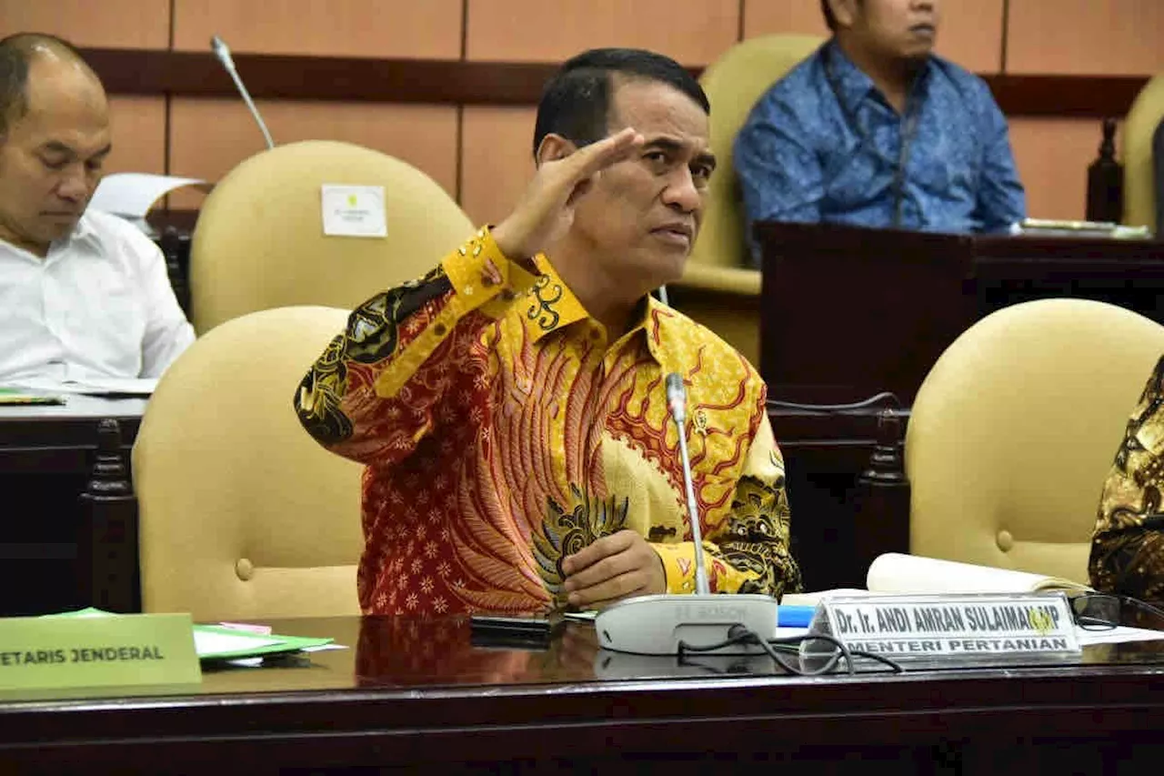 Kementerian Pertanian tengah menangani turunnya produksi pertanian