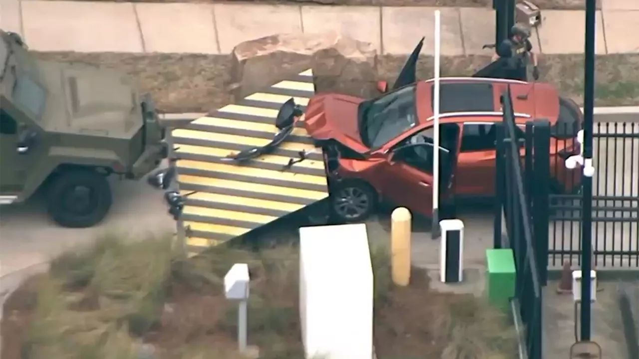 Police release name of man accused of ramming vehicle into front gate of FBI Atlanta office