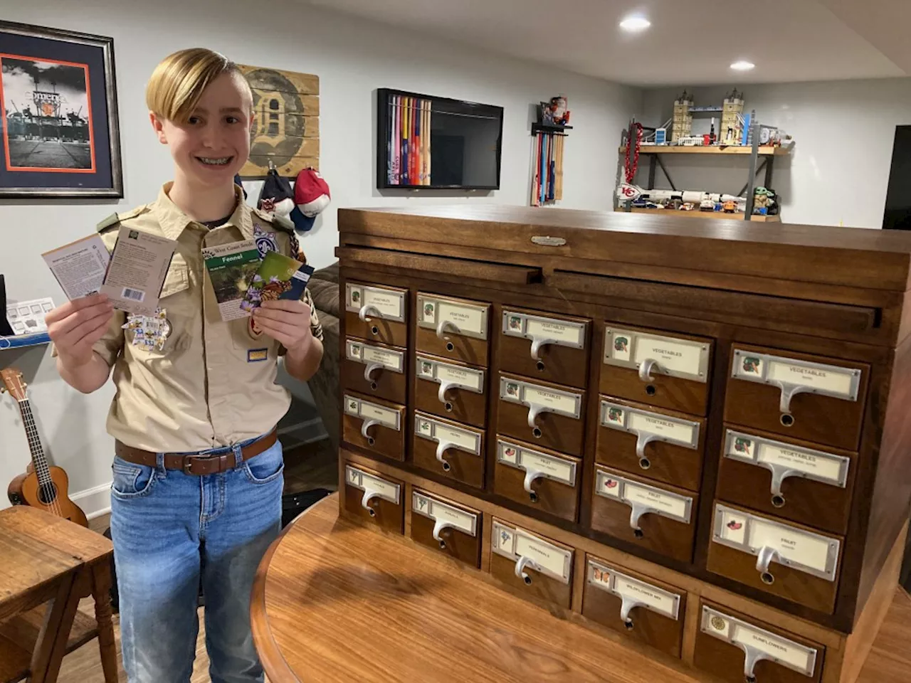 Park Ridge Boy Scout creates ‘seed library’ and Saturday gardening event