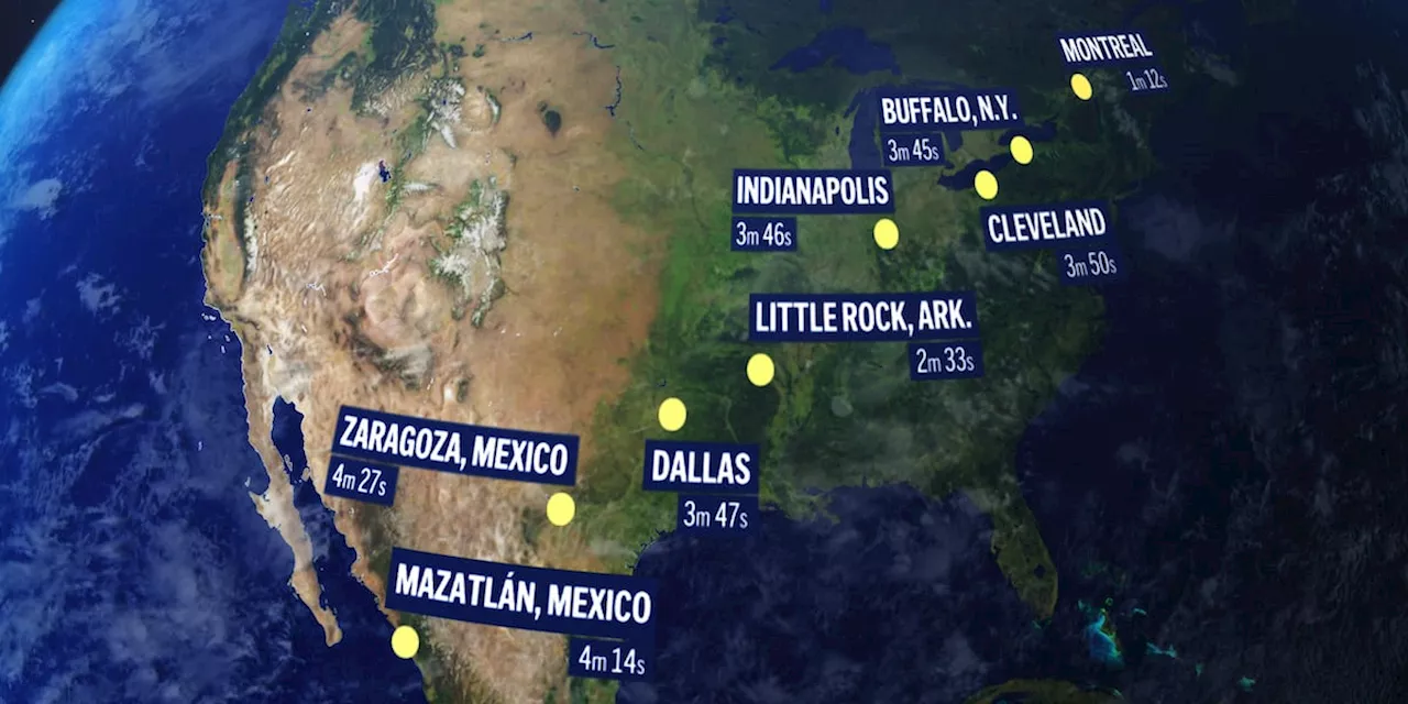 What to know about next week’s total solar eclipse in the US, Mexico and Canada