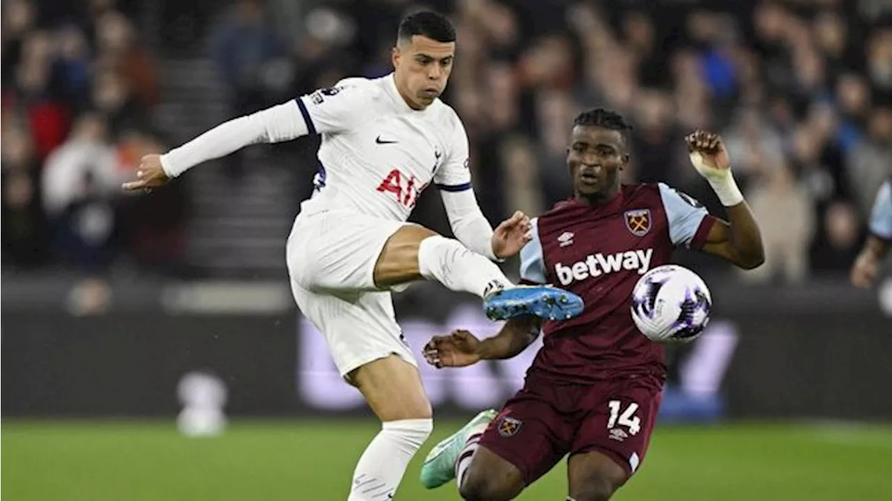 Hasil Liga Inggris: Duel Sengit, West Ham Tahan Tottenham