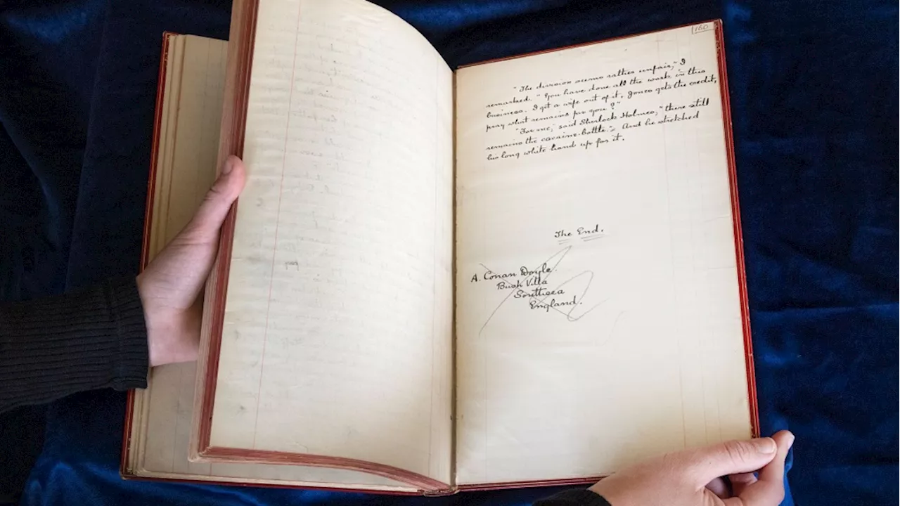 Original Sherlock Holmes manuscript could fetch US$1.2 million at auction