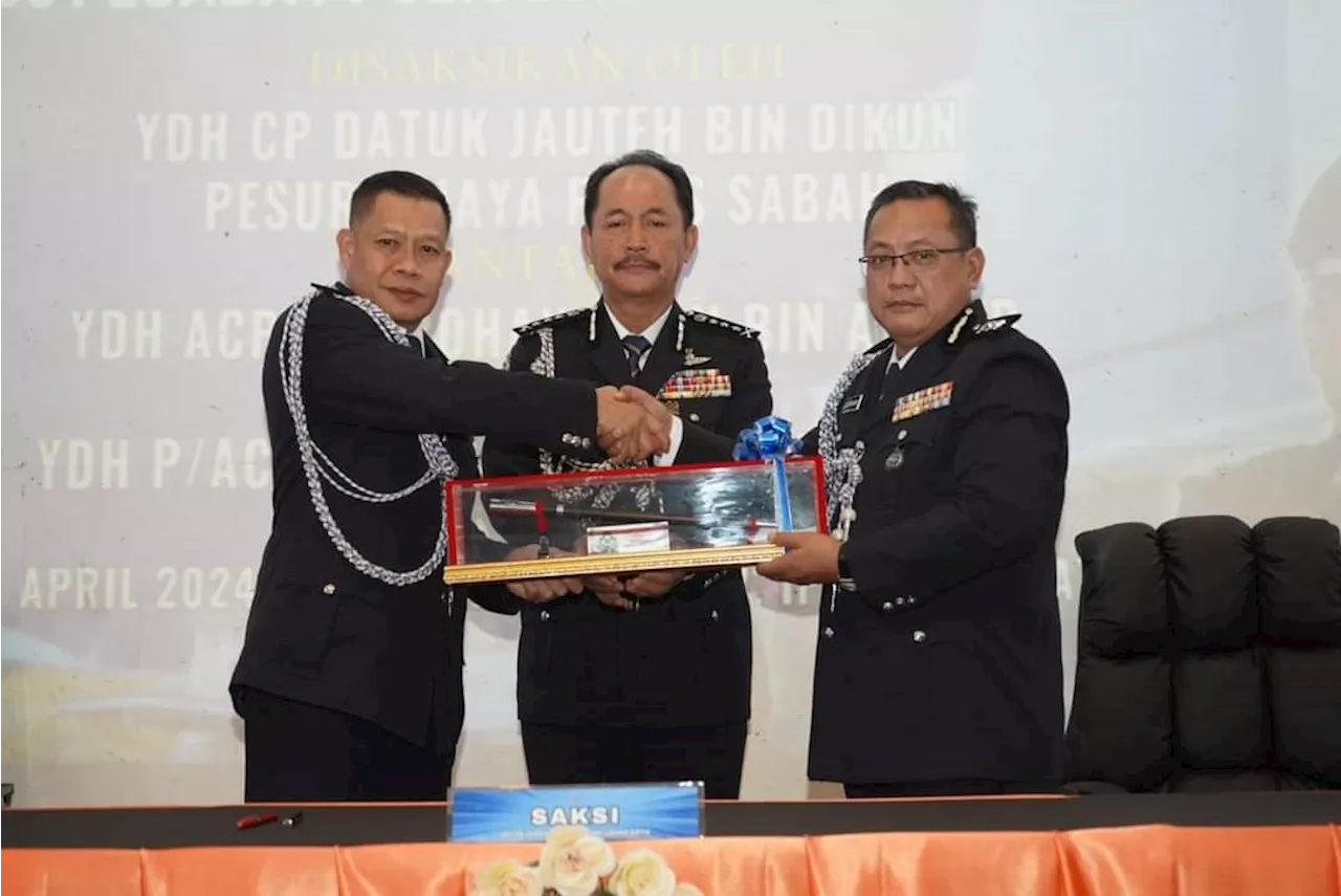 Dzulbaharin is the new Lahad Datu District Police Chief