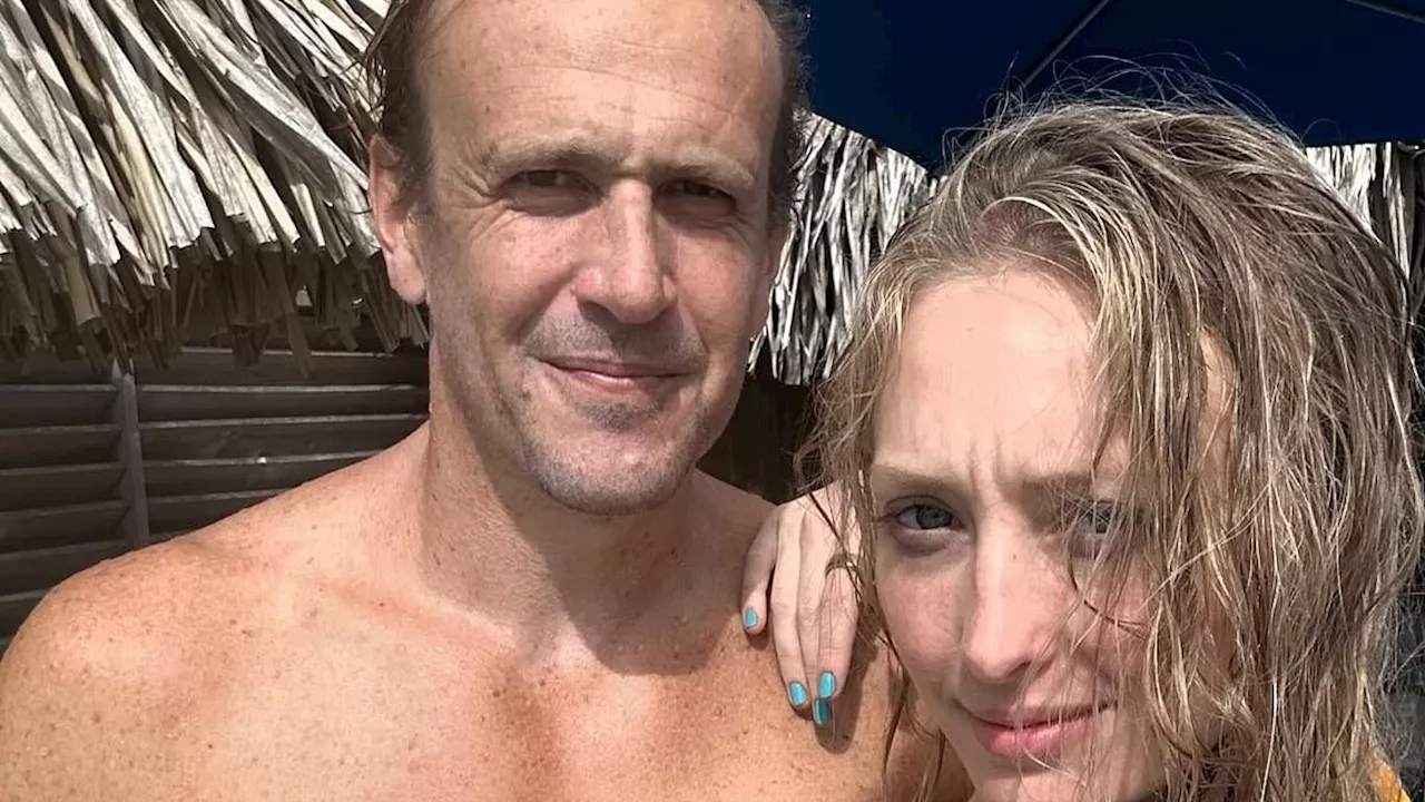 Jason Segel and Girlfriend Kayla Radomski Enjoy Tropical Vacation