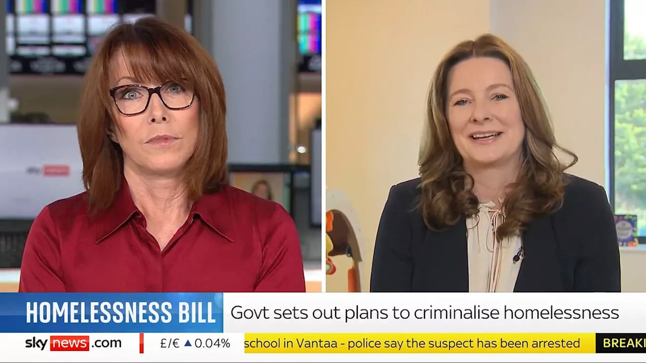 'It's not funny': Moment Kay Burley tackles 'smiling' Gillian Keegan as she stumbles over Government...